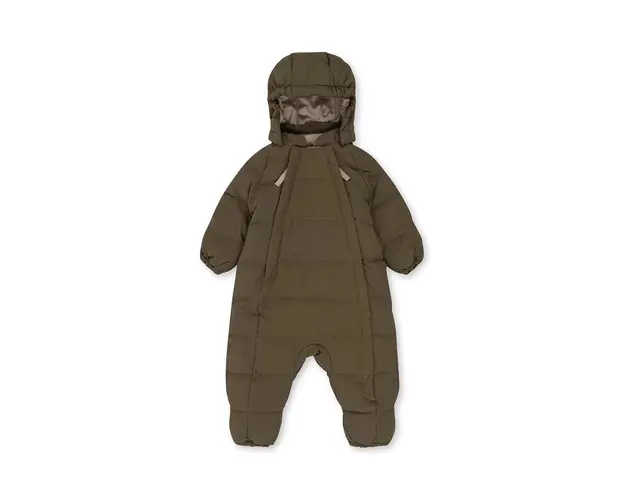 Konges Sløjd salopete de iarna pentru copii culoarea maro