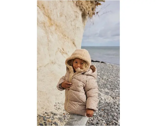 Konges Sløjd geaca copii culoarea bej