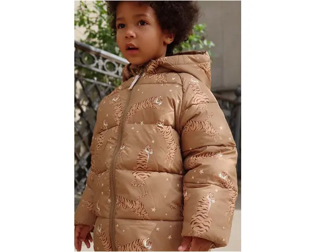 Konges Sløjd geaca copii culoarea maro