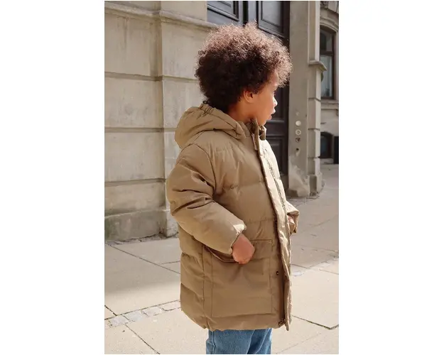 Konges Sløjd geaca de puf pentru copii culoarea verde