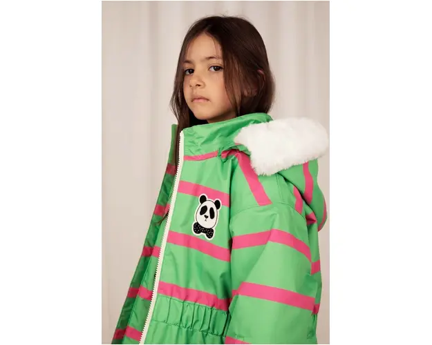 Mini Rodini geaca copii culoarea verde