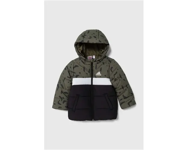 adidas geaca copii culoarea verde