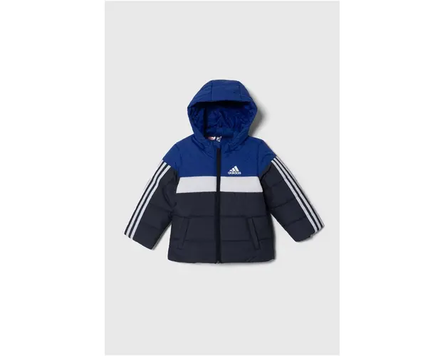 adidas geaca copii culoarea albastru marin
