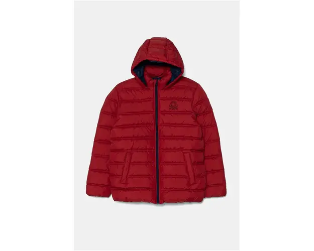 United Colors of Benetton geaca copii culoarea bordo