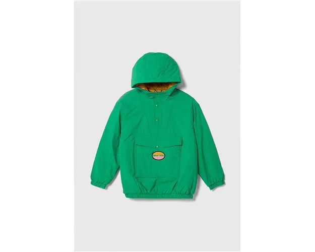 United Colors of Benetton geaca copii culoarea verde