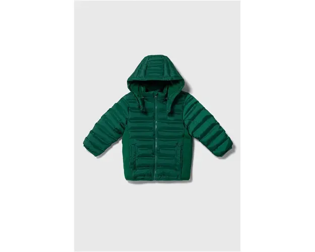 United Colors of Benetton geaca copii culoarea verde