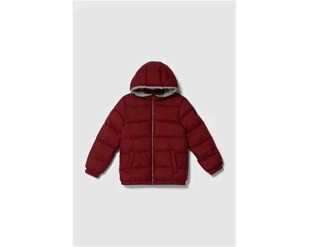 United Colors of Benetton geaca copii culoarea bordo