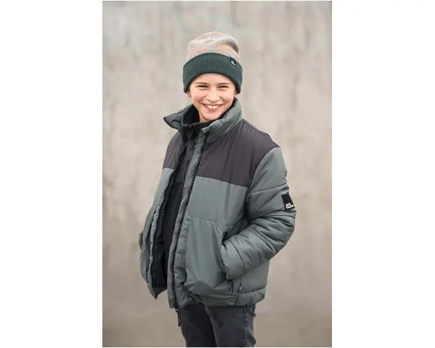Jack Wolfskin geaca copii TEEN INS culoarea verde