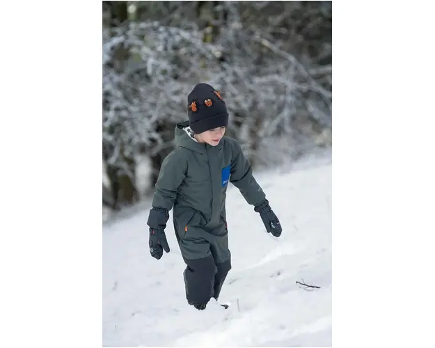 Jack Wolfskin salopeta copii GLEEL 2L INS culoarea gri