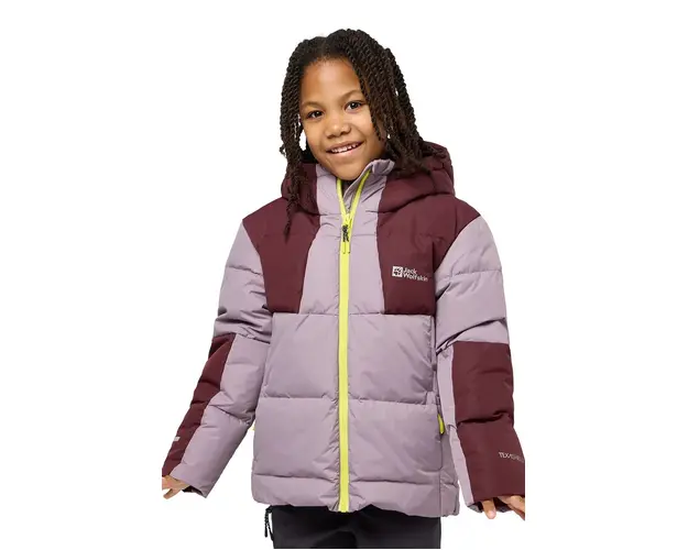 Jack Wolfskin geaca de puf pentru copii ACTAMIC DOWN culoarea albastru marin