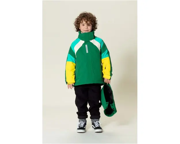 Gosoaky geaca de schi pentru copii FAMOUS DOG culoarea verde