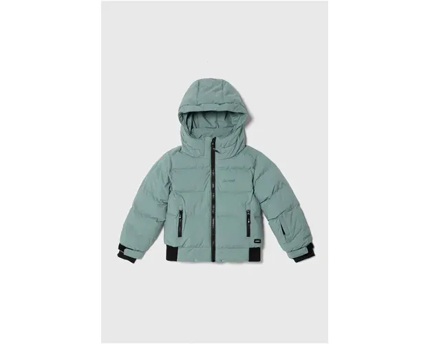 Protest geaca de schi PRTELINY JR culoarea turcoaz