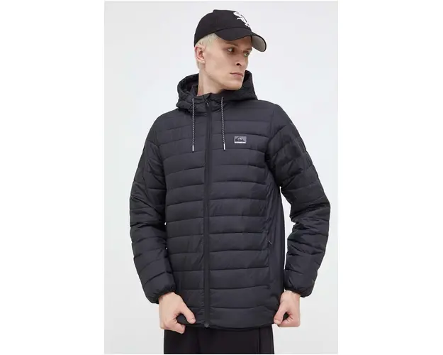Quiksilver geaca barbati, culoarea negru, de tranzitie