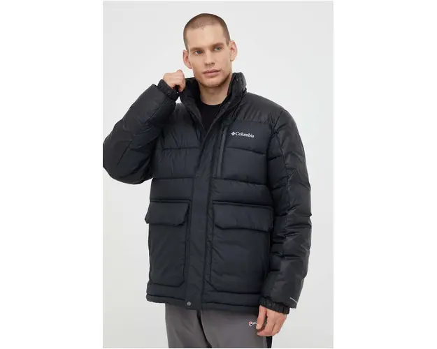 Columbia geaca barbati, culoarea negru, de iarna