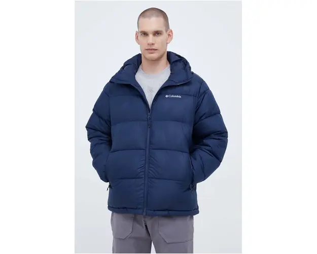 Columbia geaca M Pike Lake II Hooded Jacket barbati, culoarea bleumarin, de iarna 2050931