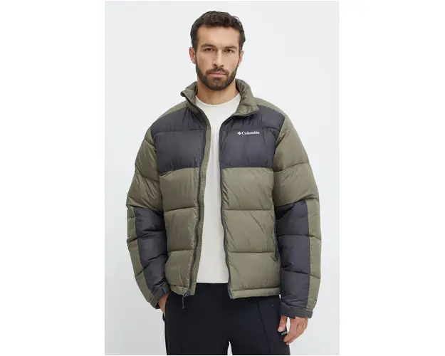 Columbia geaca barbati, culoarea verde, de iarna