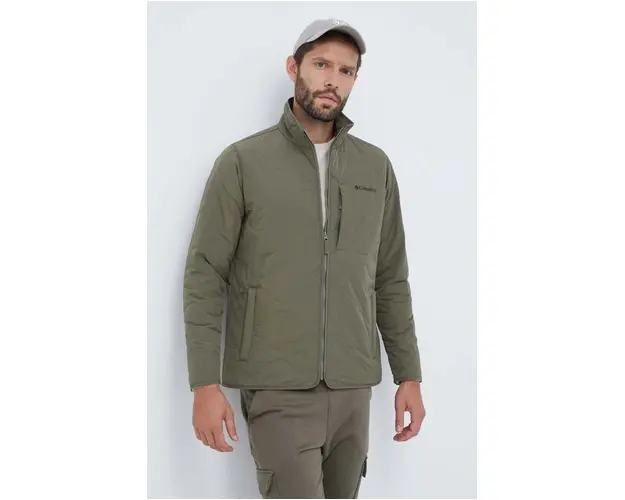 Columbia geaca barbati, culoarea verde, de tranzitie