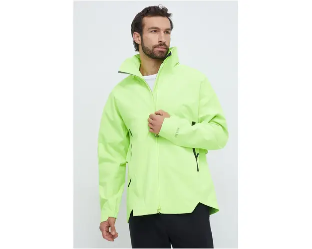 adidas geaca barbati, culoarea verde, de tranzitie