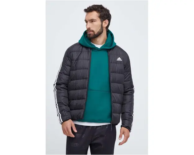 adidas geaca de puf barbati, culoarea negru, de iarna