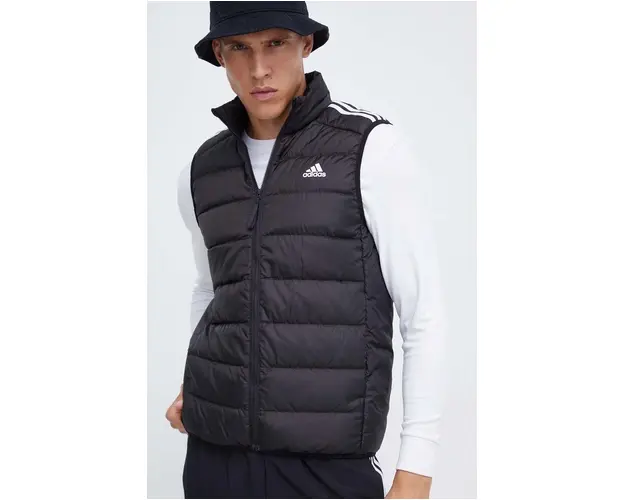 adidas vesta de puf barbati, culoarea negru, de tranzitie HZ5728