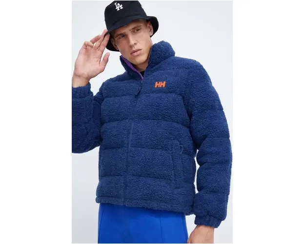 Helly Hansen geaca barbati, culoarea albastru marin, de iarna
