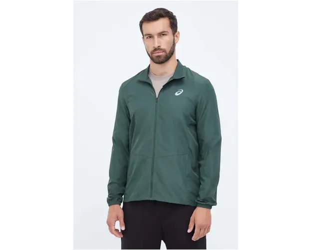 Asics windbreaker Core culoarea verde, de tranzitie