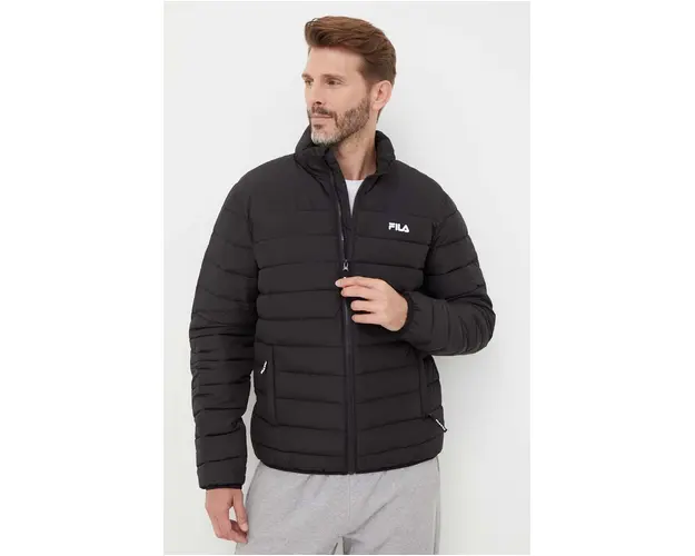 Fila geaca barbati, culoarea negru, de tranzitie