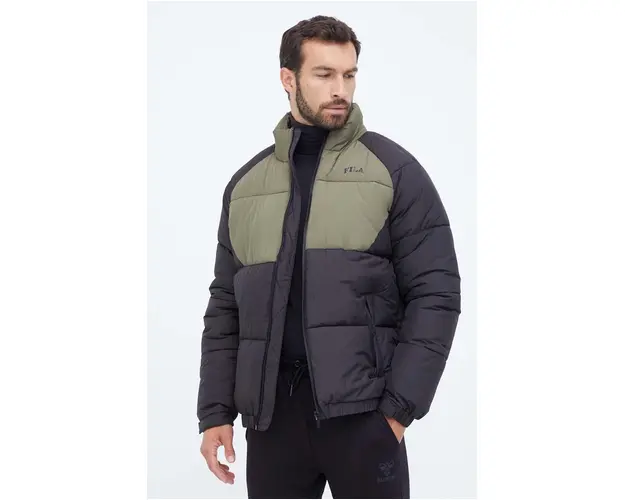 Fila geaca barbati, culoarea negru, de iarna