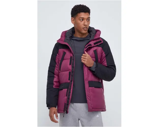 The North Face geaca barbati, culoarea bordo, de iarna