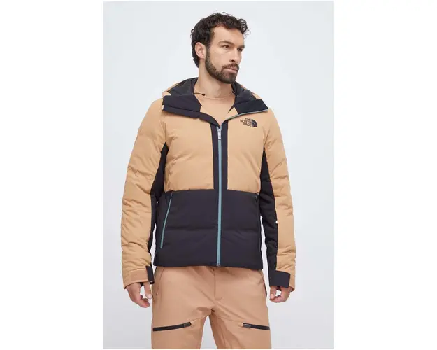 The North Face geaca de puf Cirque culoarea bej