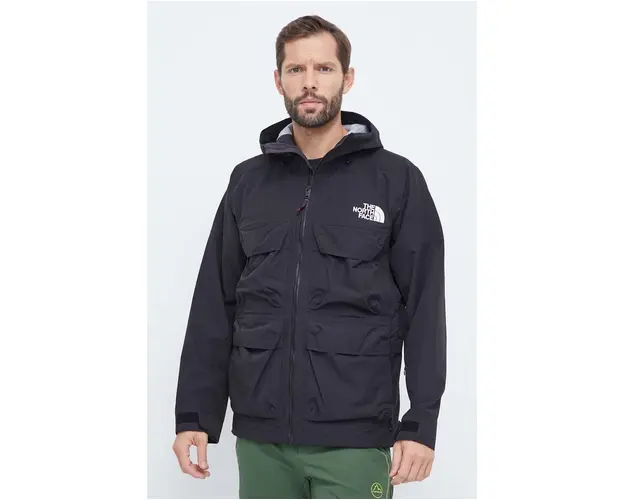The North Face geaca Dragline culoarea negru
