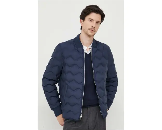 Michael Kors geaca barbati, culoarea albastru marin, de tranzitie