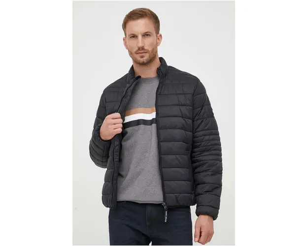 Pepe Jeans geaca Balle barbati, culoarea negru, de tranzitie
