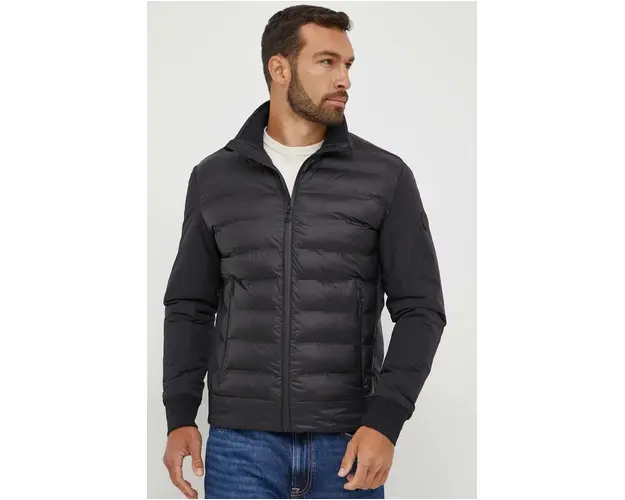 Joop! geaca barbati, culoarea negru, de tranzitie