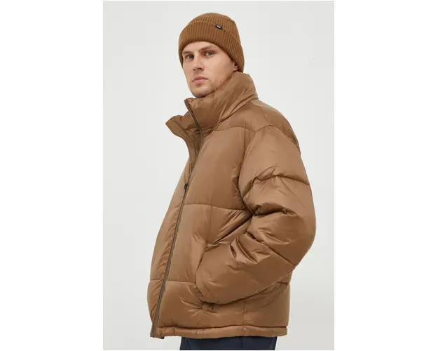 Trussardi geaca barbati, culoarea maro, de iarna