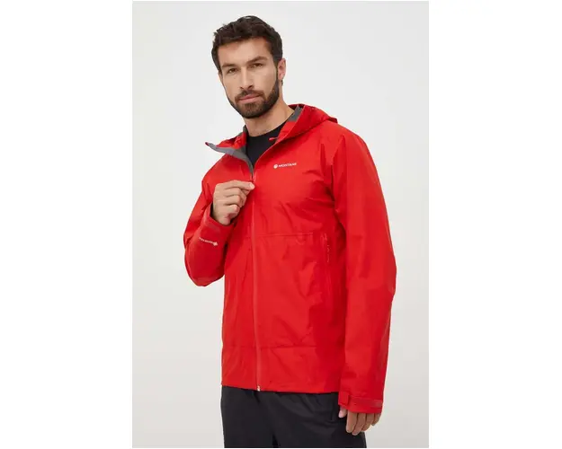 Montane geaca de ploaie Spirit Lite barbati, culoarea rosu, gore-tex