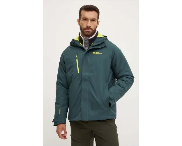 Jack Wolfskin jacheta de exterior Troposphere culoarea verde