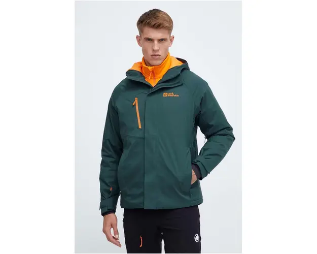 Jack Wolfskin jacheta de exterior Troposphere culoarea verde