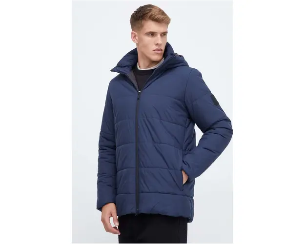 Jack Wolfskin geaca barbati, culoarea albastru marin, de tranzitie