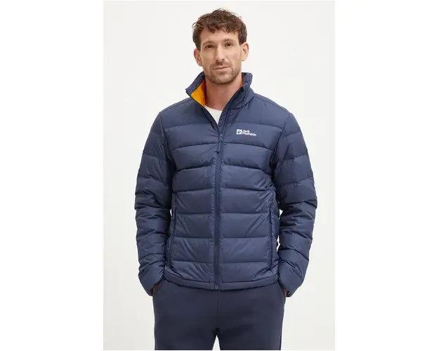 Jack Wolfskin geaca sport din puf Ather culoarea verde, 1207681