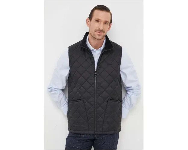 Barbour vesta barbati, culoarea negru, de tranzitie
