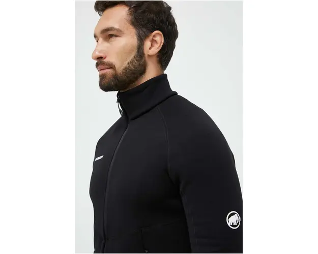 Mammut hanorac Aconcagua ML culoarea negru, neted