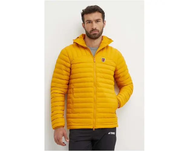 Fjallraven geaca Expedition Lätt barbati, culoarea galben, de tranzitie F86119.161
