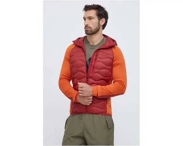 Peak Performance geaca sport din puf Helium culoarea portocaliu, de tranzitie