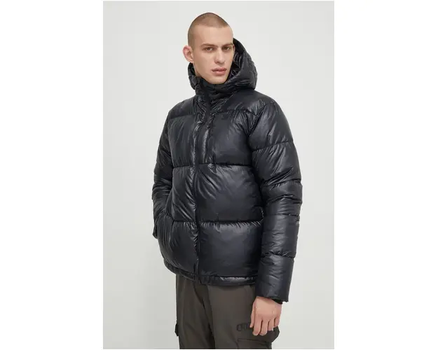 Picture geaca de puf barbati, culoarea negru, de iarna