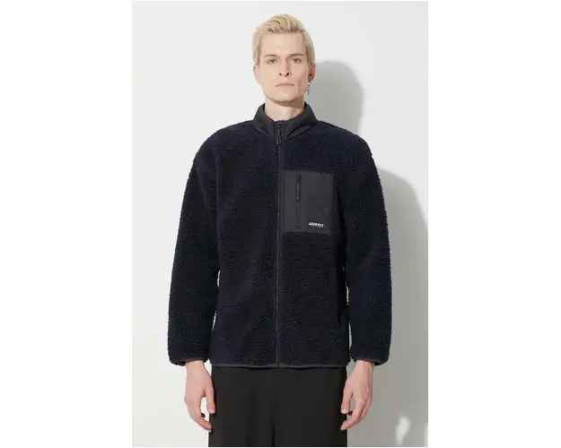Gramicci bluza Sherpa barbati, culoarea bleumarin, uni, G3FU.J061
