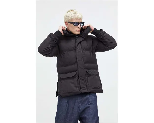 Sixth June geaca barbati, culoarea negru, de iarna, oversize