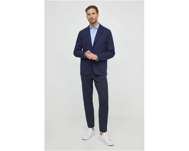 Michael Kors sacou barbati, culoarea albastru marin