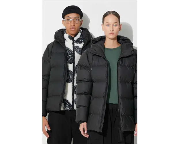 Rains geaca 15120 Jackets culoarea negru, de iarna