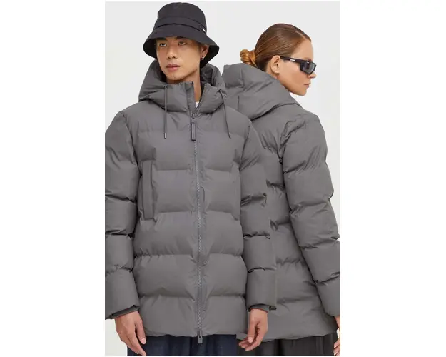 Rains geaca 15190 Jackets culoarea gri, de iarna